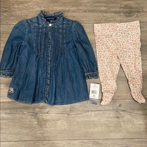 Ralph Lauren- Girls 9 months Set